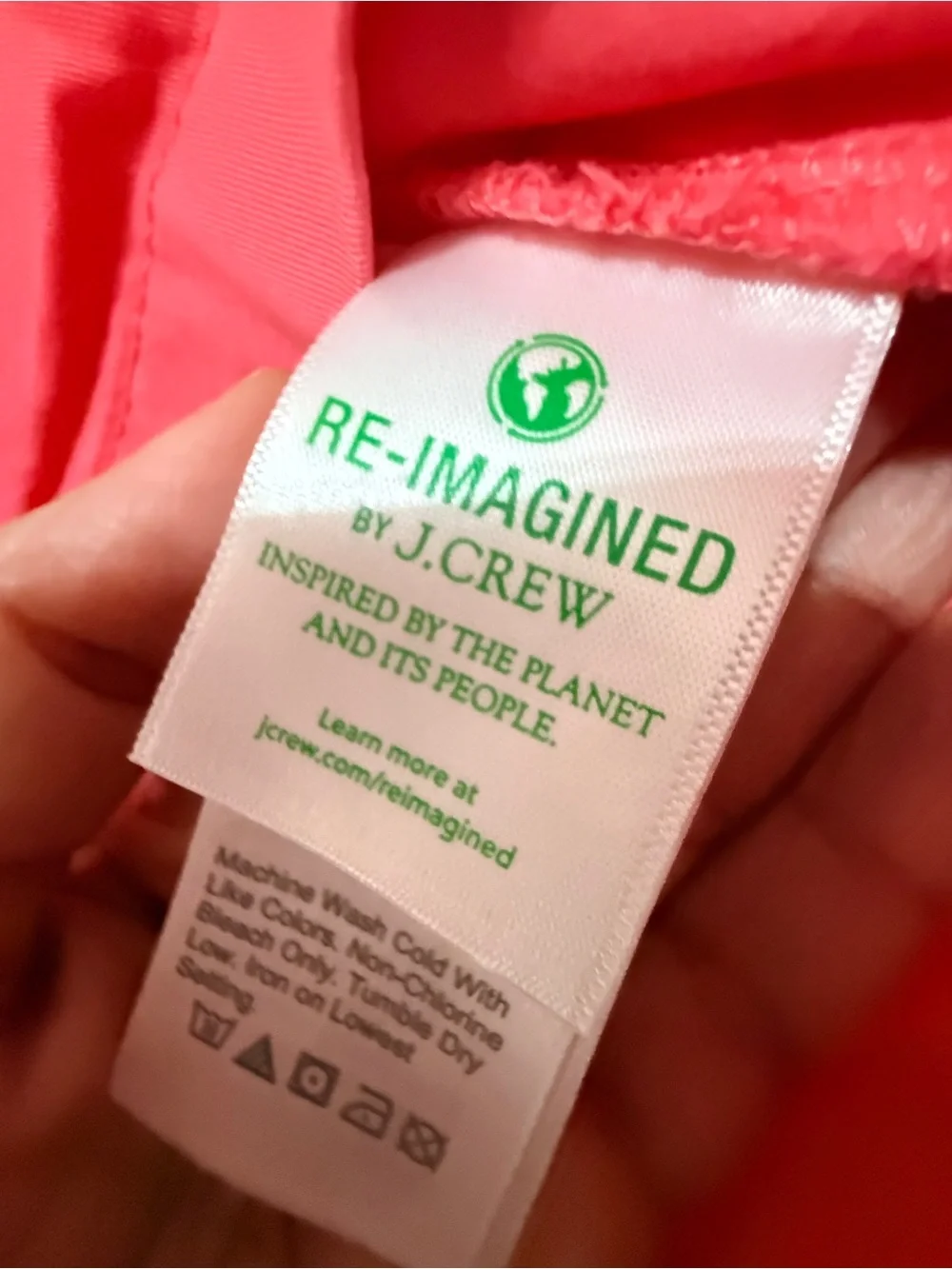J crew pink dress - this is under the Re-imagined line - 98% cotton NWT